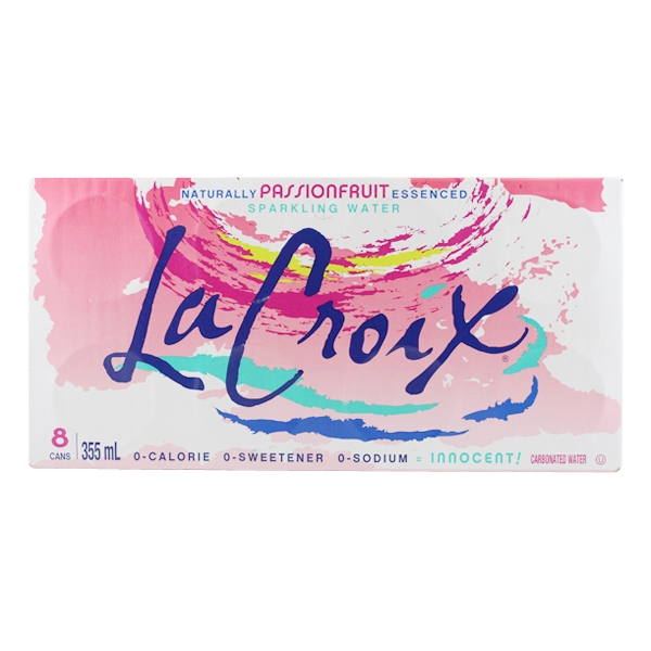 LA CROIX PASSIONFRUIT SPARKLING WATER BEVERAGE